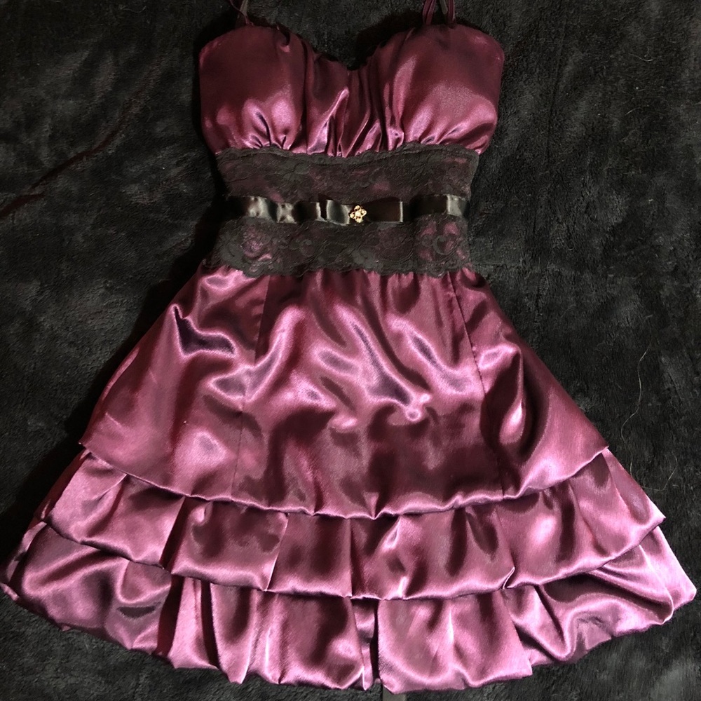 Purple party dress
